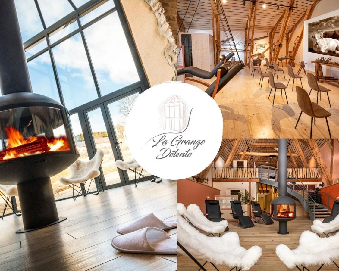 Hotel Restaurant De La Poste Et La Grange Detente, Espace Bien-Etre Châteauneuf-de-Randon Eksteriør billede