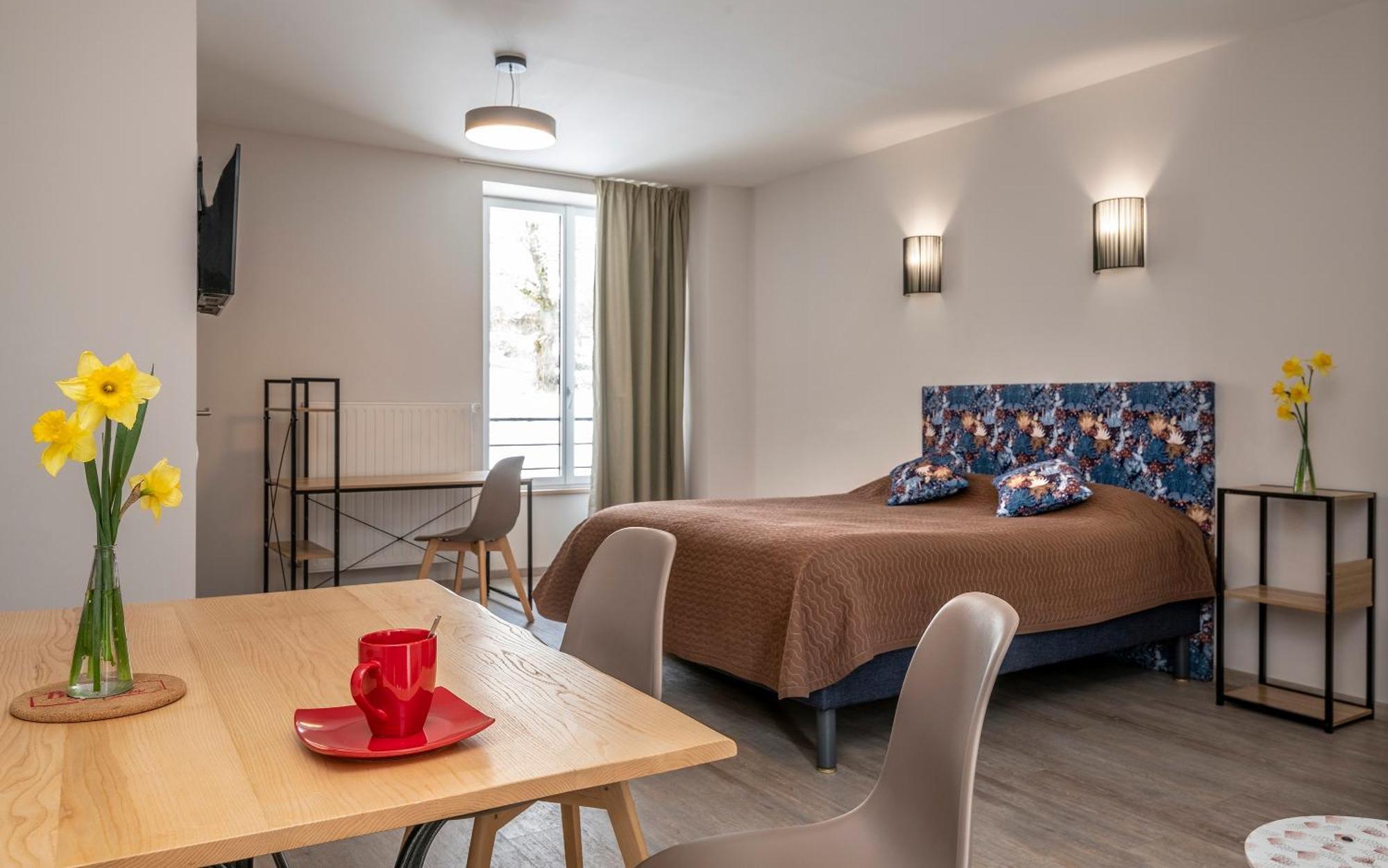 Hotel Restaurant De La Poste Et La Grange Detente, Espace Bien-Etre Châteauneuf-de-Randon Værelse billede